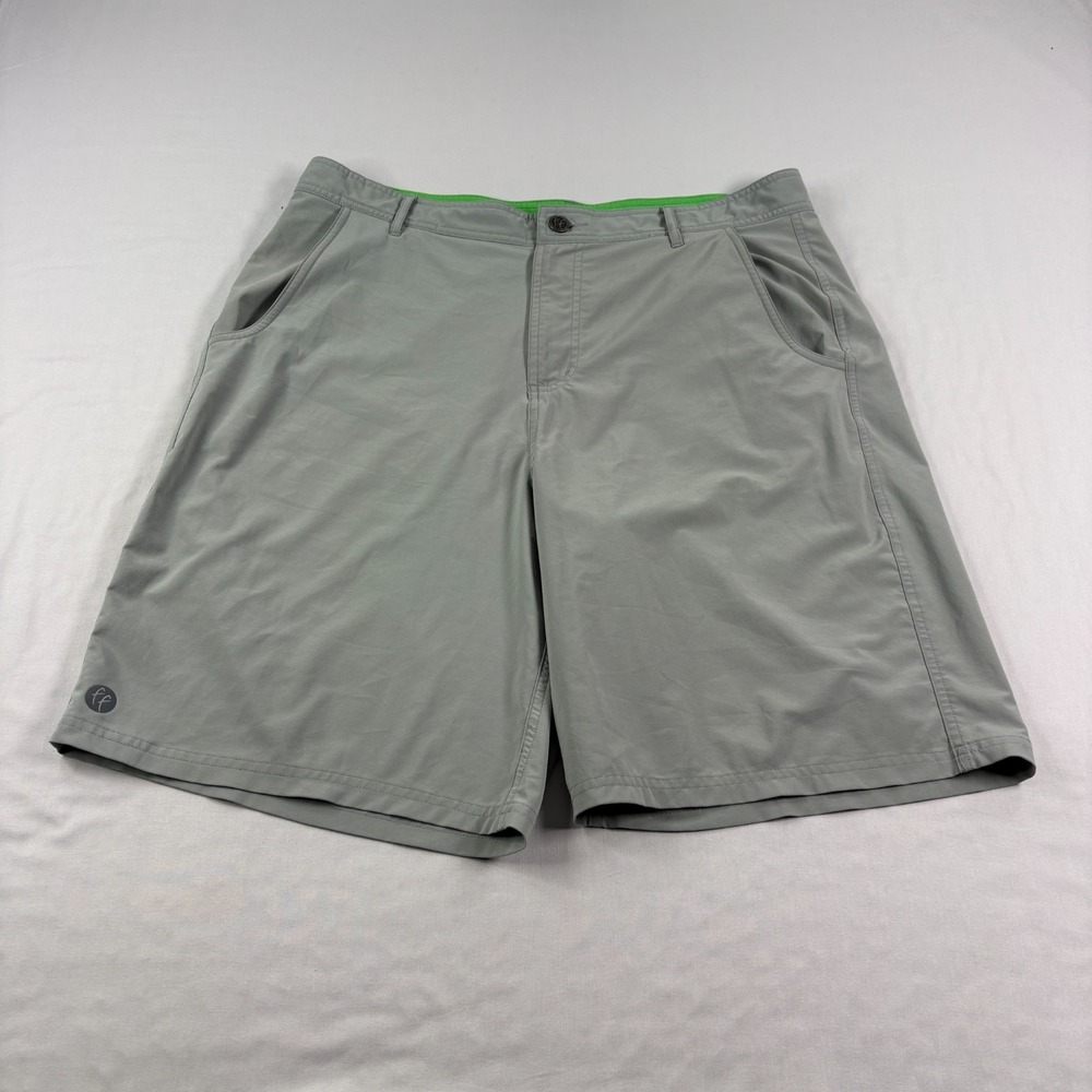 Free Fly Latitude Shorts Mens Size 36 Gray Chino Hybrid Performance Fishing